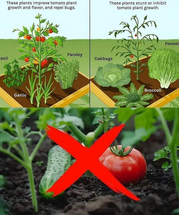 tomate, asociacion