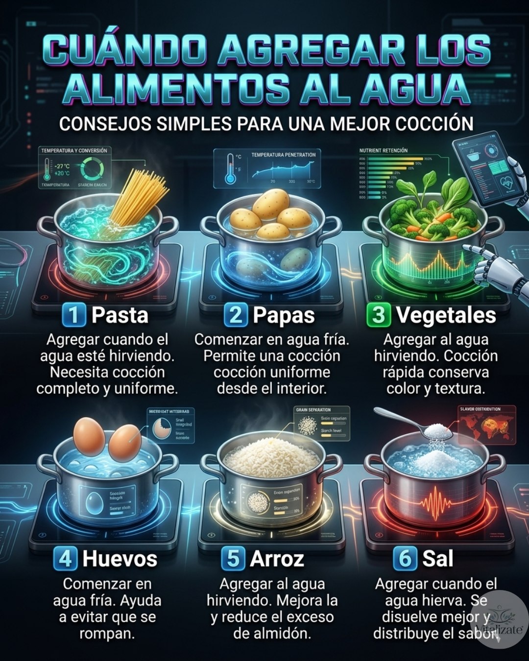 cuando, agregar, agua