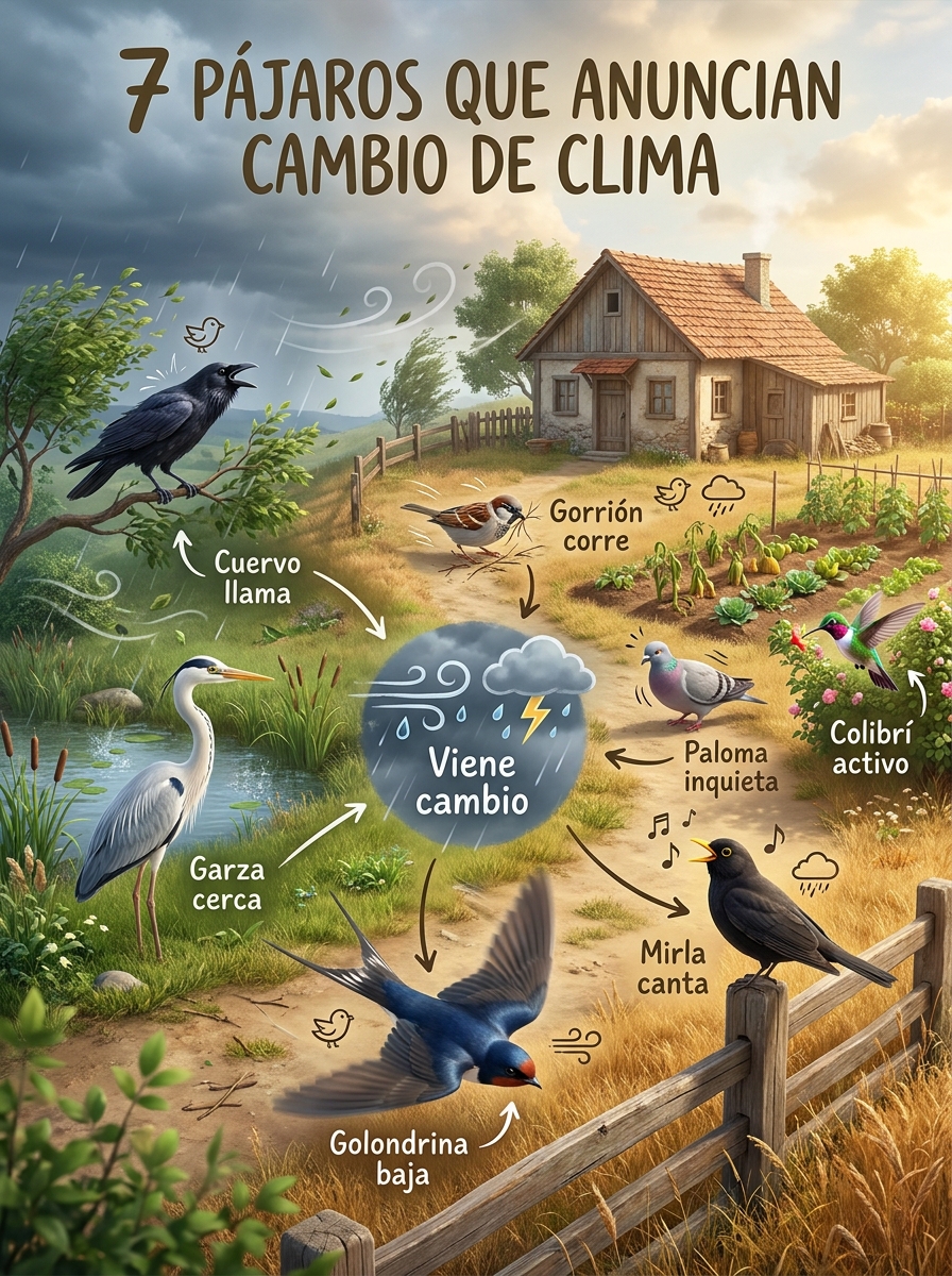 pajaros, clima