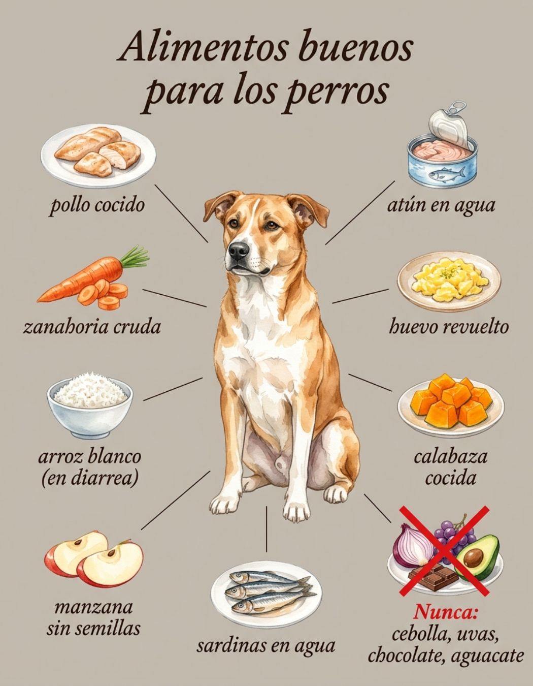perro, alimento