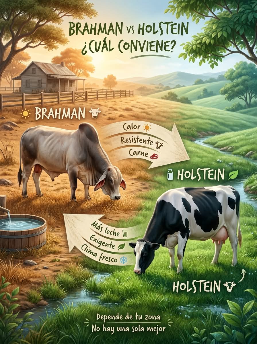 vaca, brahman, holstein