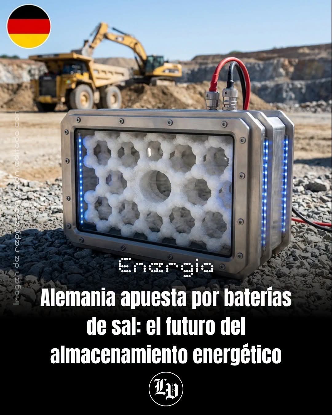 bateria, sal