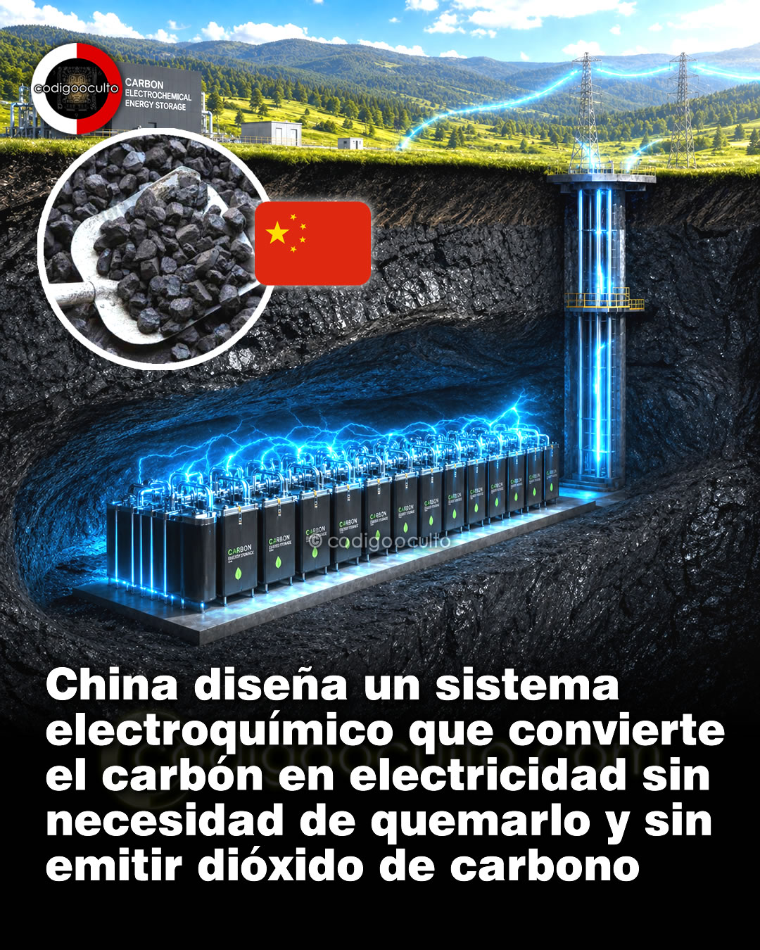 carbon, electricidad