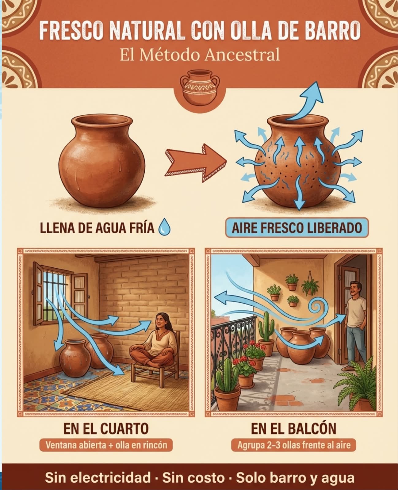 aire, fresco, natural, barro