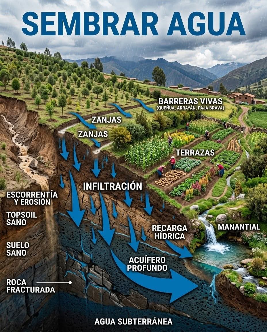 sembrar, agua