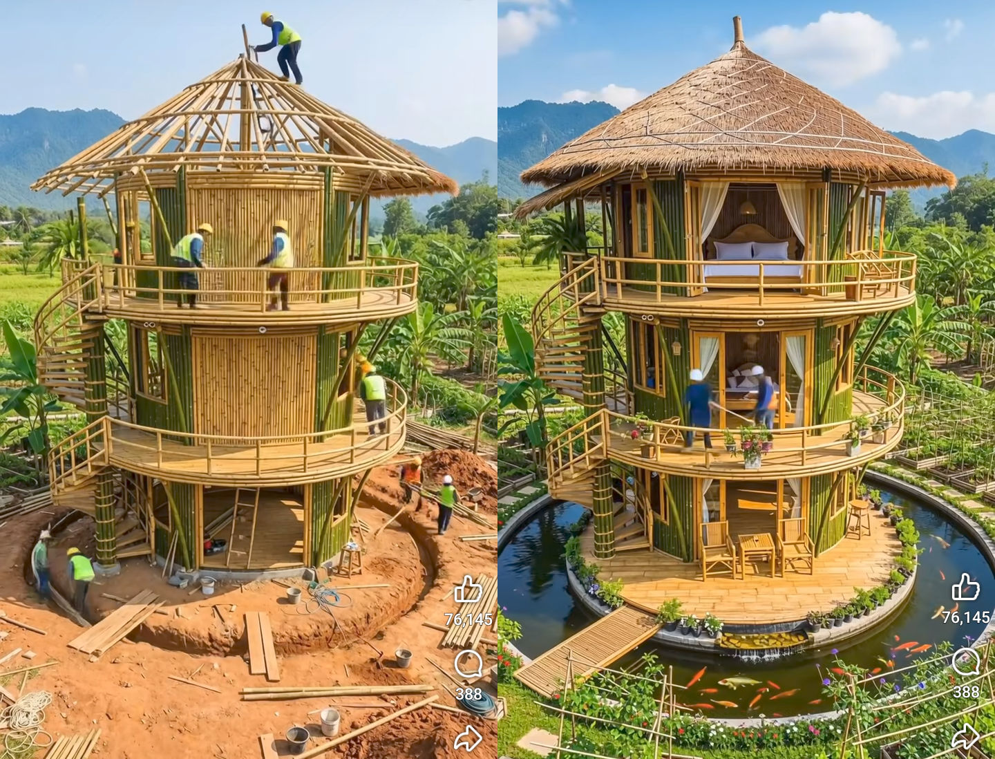 casa, bambu