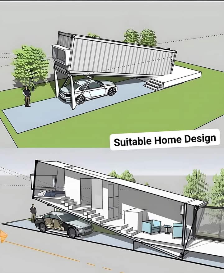 casa, container