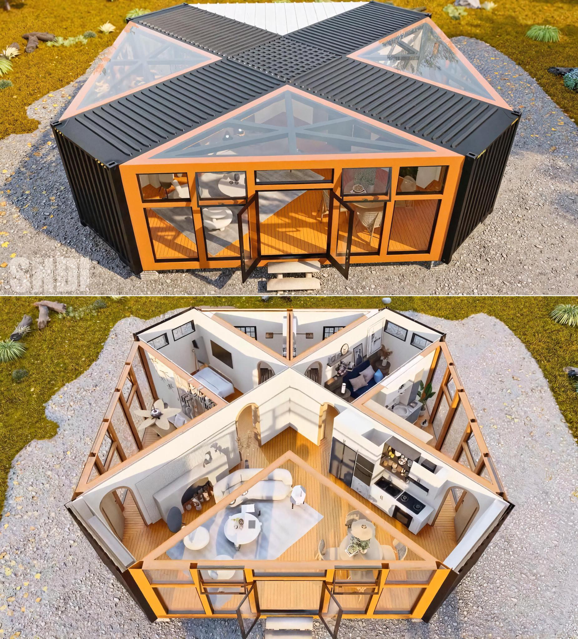 casa, container