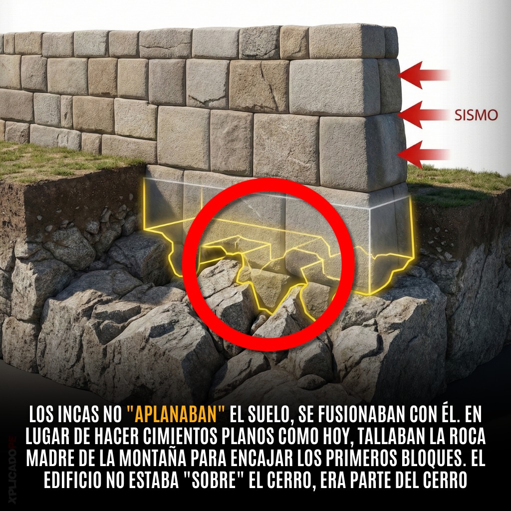 cimientos, incas