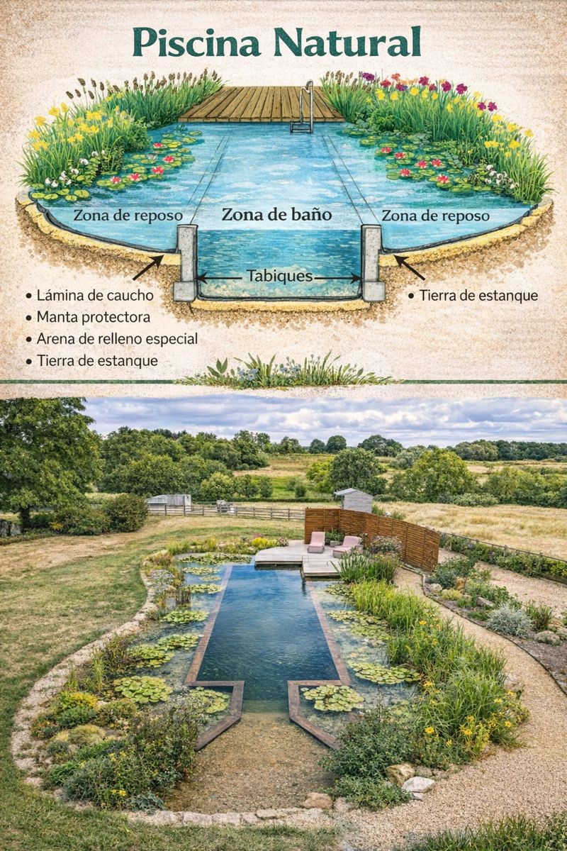 piscina, natural