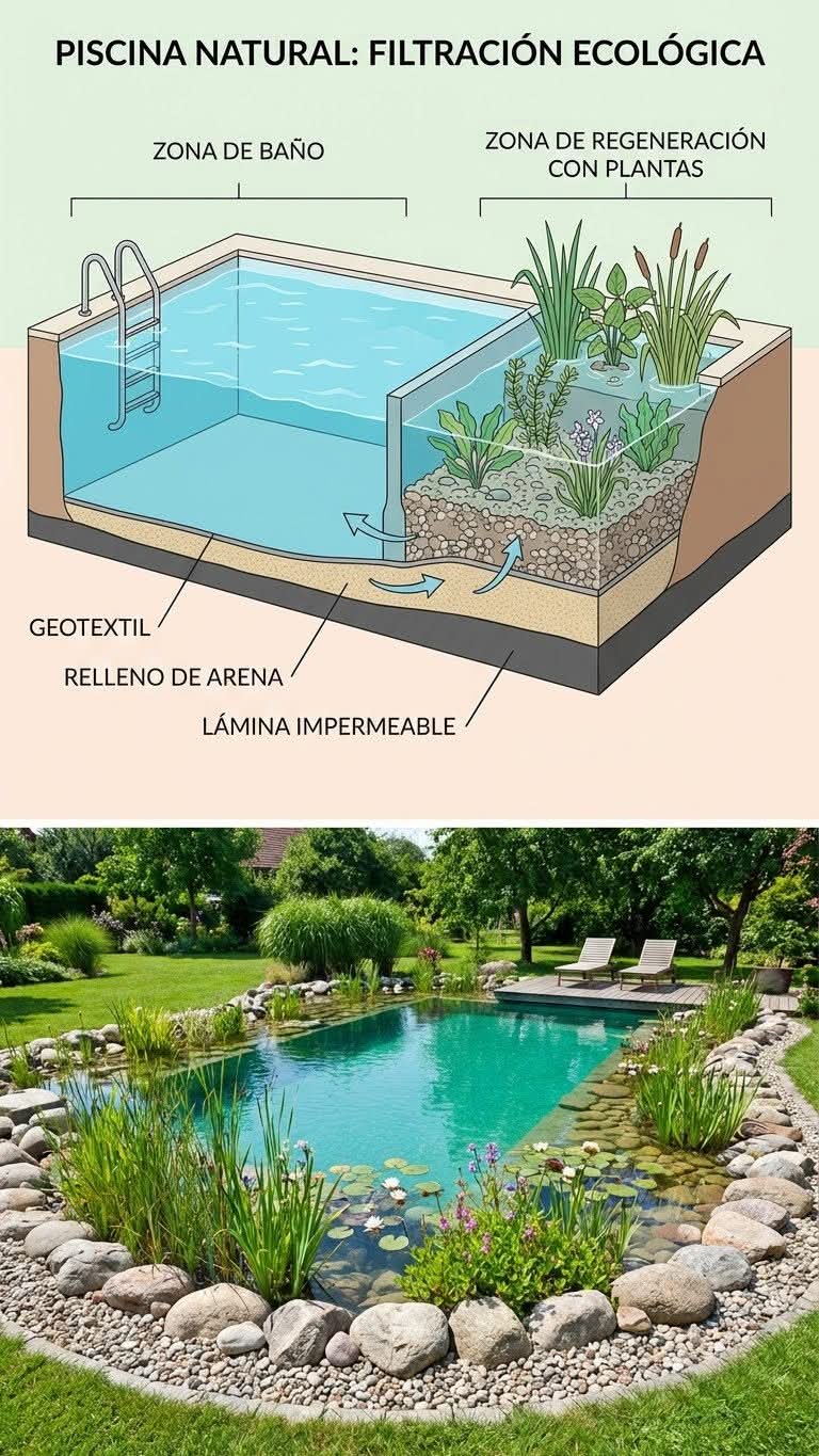 piscina, natural