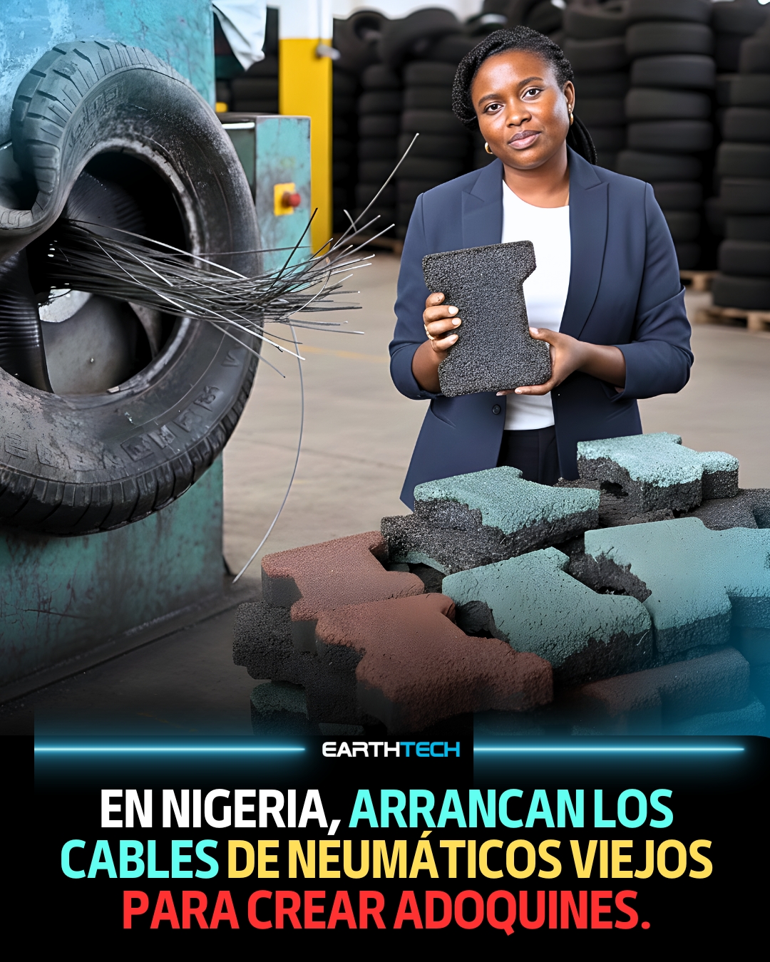 adoquines, caucho