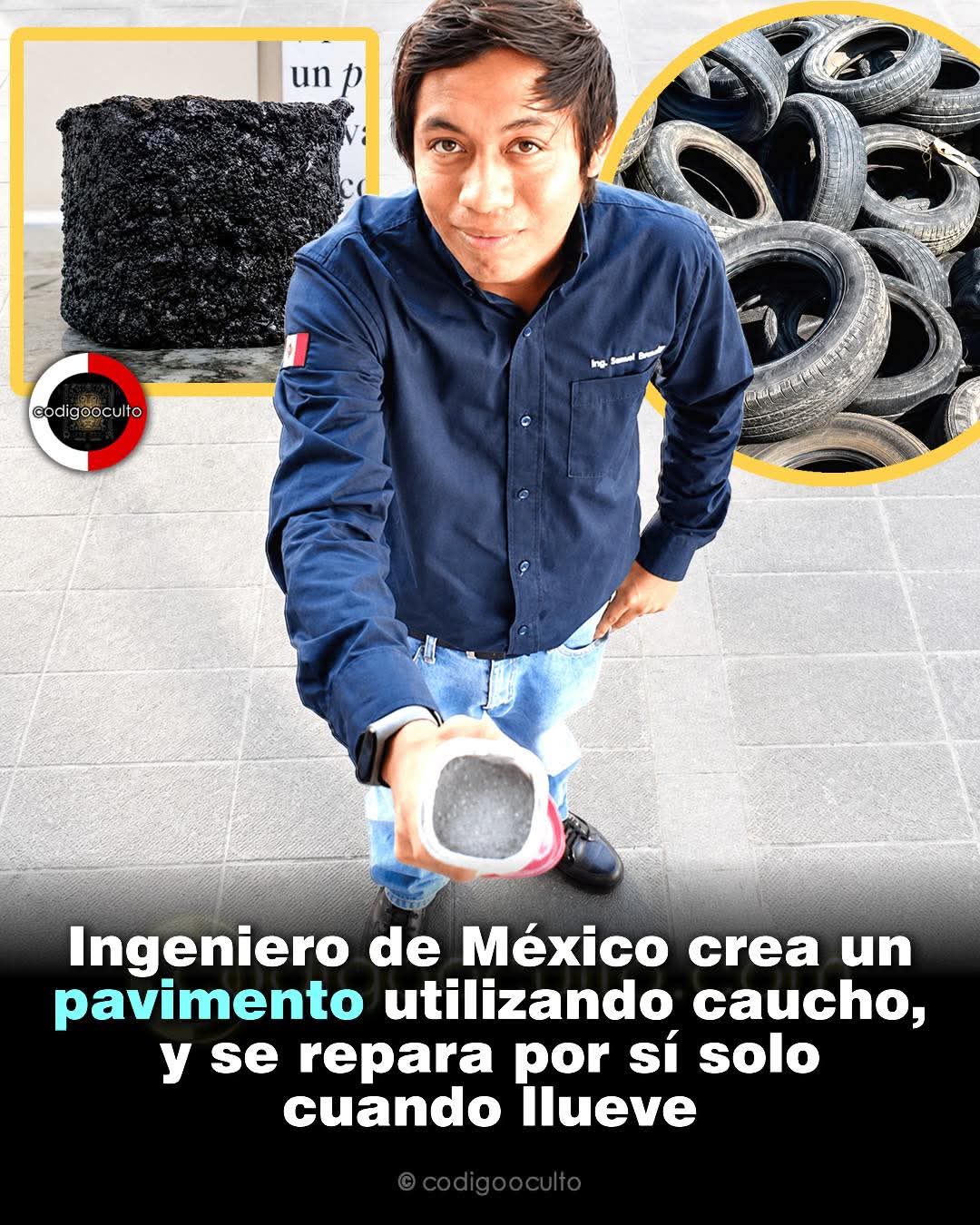 pavimento, caucho