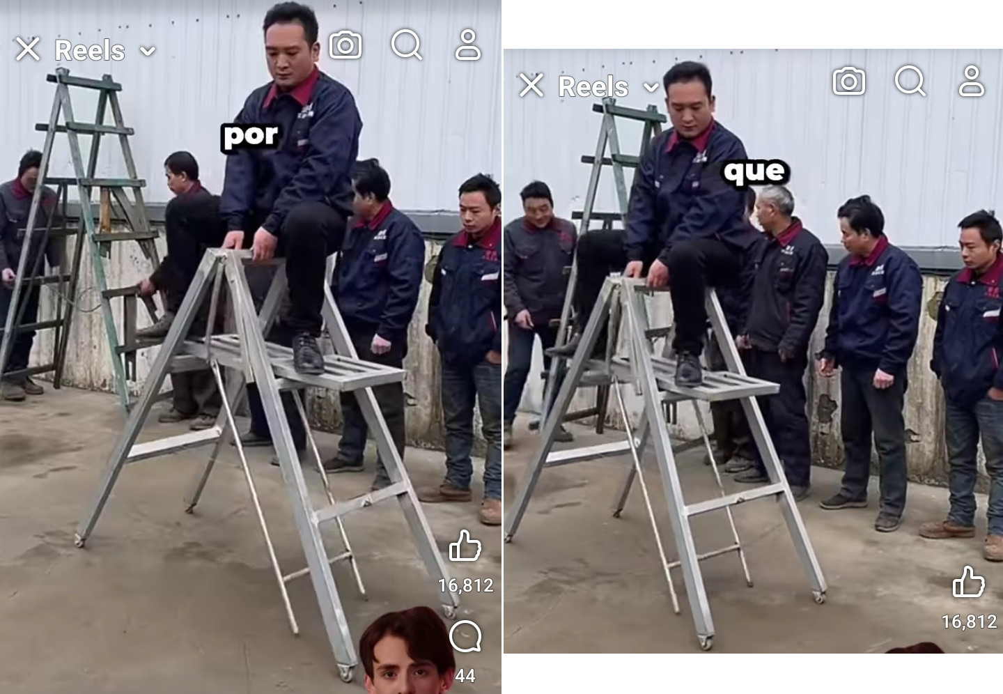 escalera, repisa