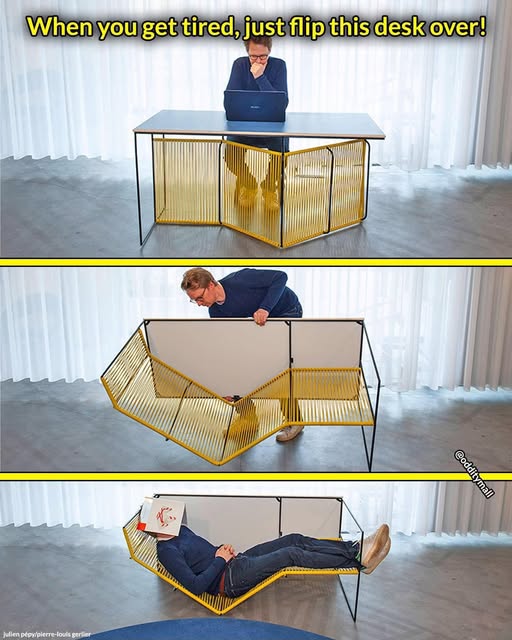 mesa, cama