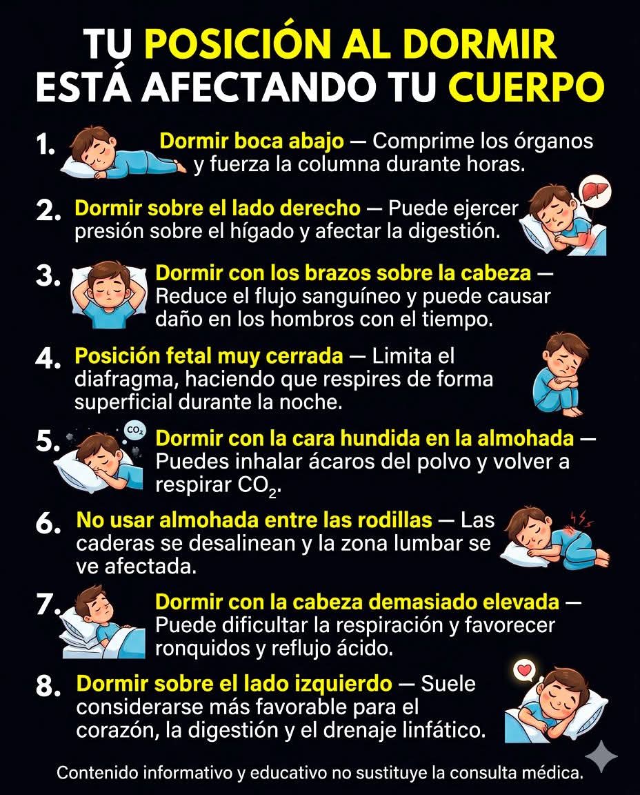 dormir, posicion