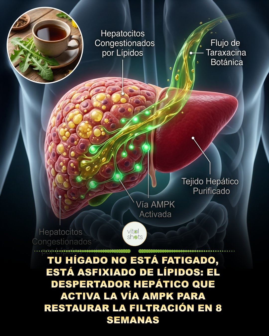 higado, diente, leon