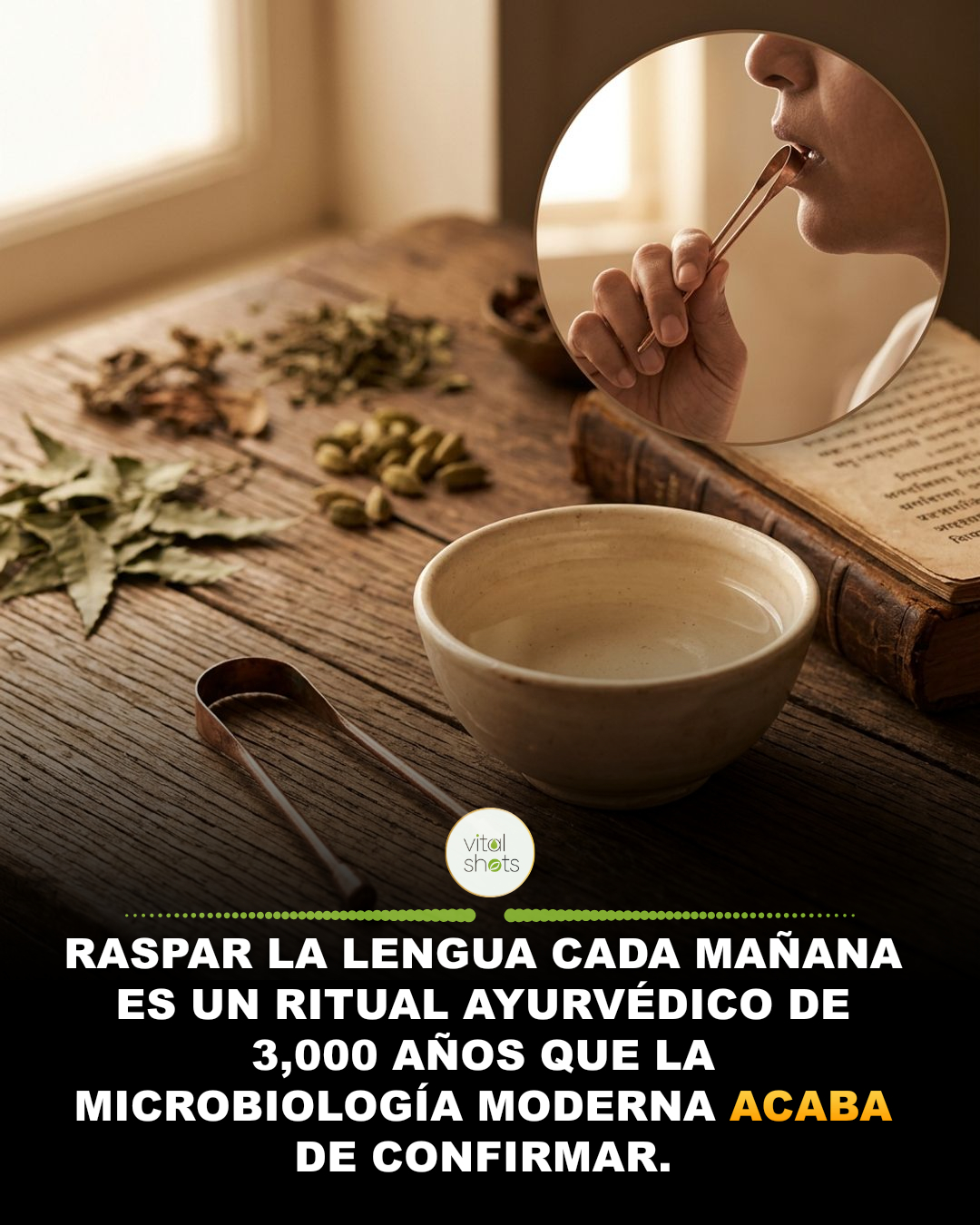 raspar, lengua