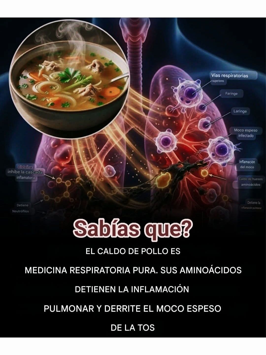 tos, caldo, pollo