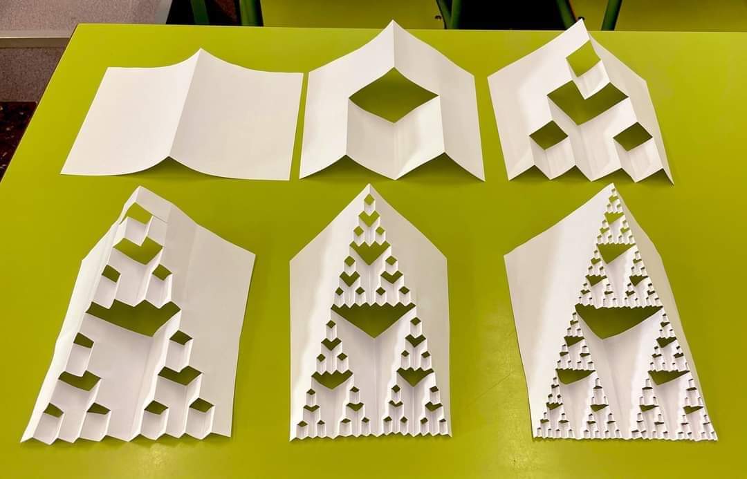 papel, cortes